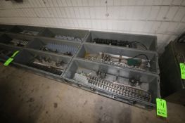 Bins of Molders/Extruder Heads, Assorted Types, Sizes, & Sizes (LOCATED IN APPLETON, WI) (Rigging,