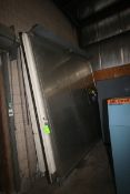 Sliding Freezer Doors, 1-All S/S Design, Overall Dims.: Aprox. 128" L x 124" H (LOCATED IN APPLETON,