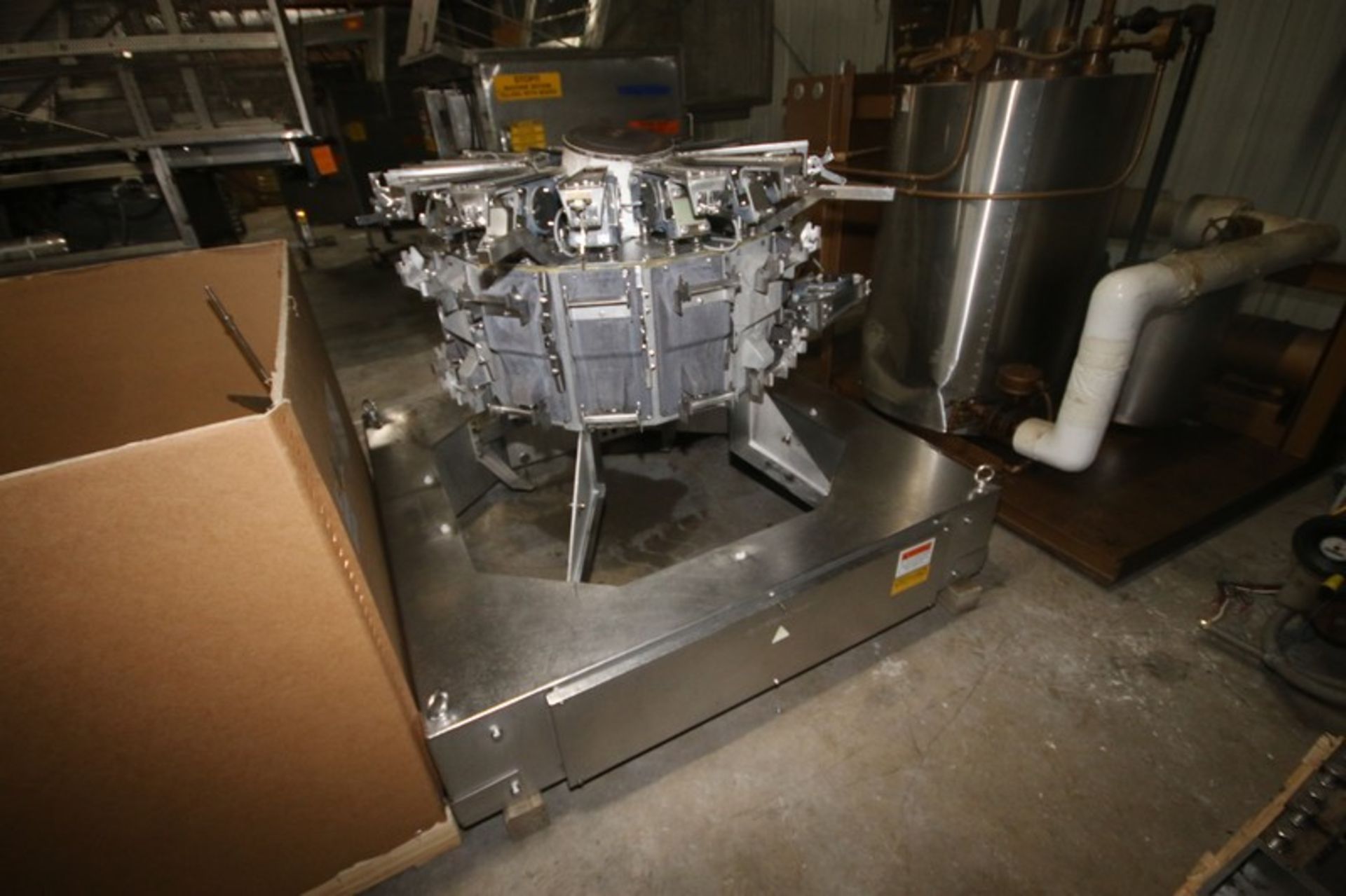 Ishida 14-Head Rotary Combination Weigh Scale, M/N CCW-Z-2T4W-5/50-WP, with S/S Chutes & Buckets, - Image 7 of 12
