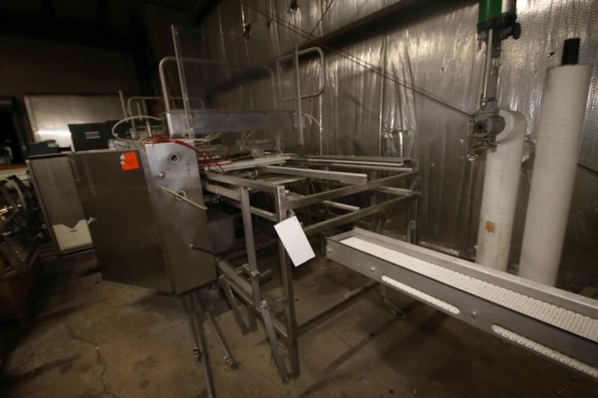 Sections of Stuffed Pepper Conveyor, with 2-Straight Sections Mounted on S/S Frame, with Plastic - Image 8 of 9