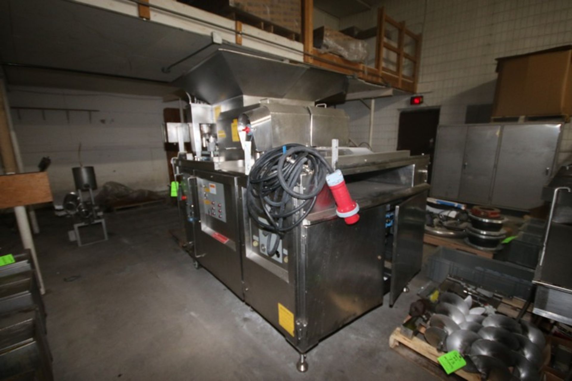 Tetra Laval Food Koppens Molder, 480 Volts, 3 Phase, with (4) S/S Augers, with S/S Infeed Funnel - Image 10 of 10