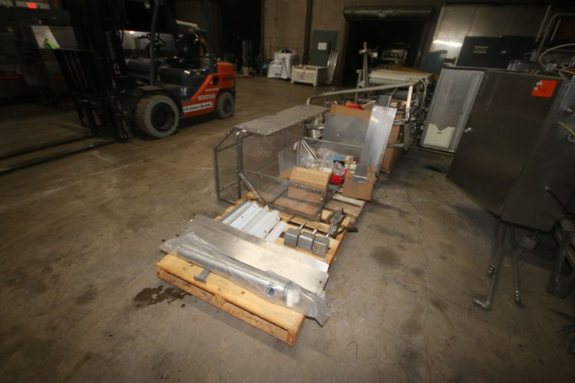 Sections of Stuffed Pepper Conveyor, with 2-Straight Sections Mounted on S/S Frame, with Plastic - Image 7 of 9