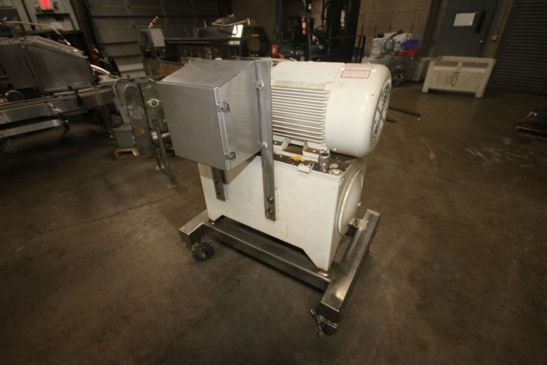 Marlen 25 hp Hydraulic Unit, M/N 6312075-01, S/N 631-823, with Baldor 1700 RPM Motor, Mounted on S/S - Image 3 of 5