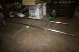 S/S Floor Track, Overall Length: Aprox. 14' L, Rail Width: Aprox. 3-1/2' W (LOCATED IN APPLETON, WI)