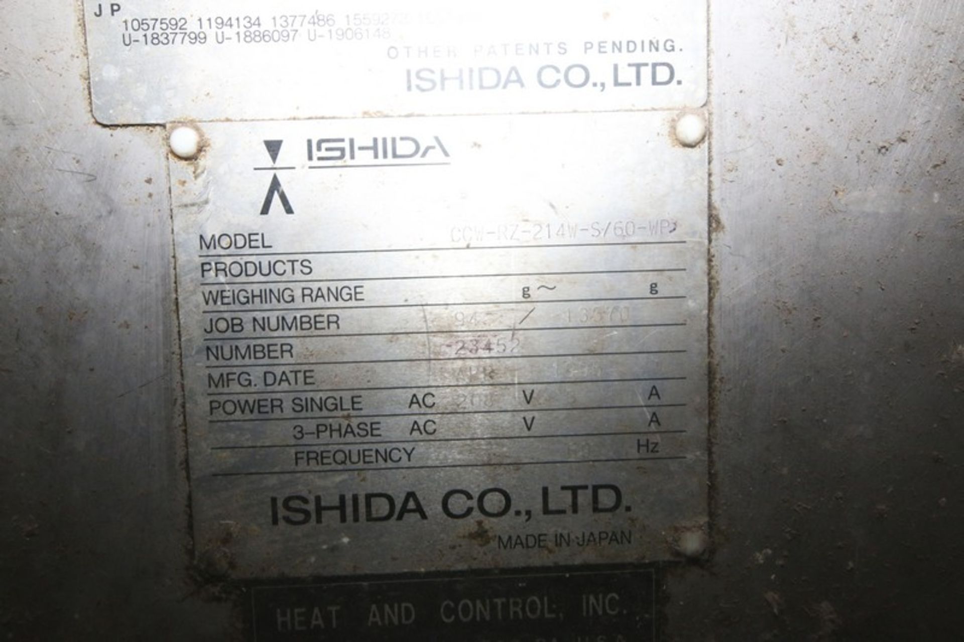 Ishida 14-Head Rotary Combination Weigh Scale, M/N CCW-RZ-214W-S/60, with S/S Chutes & Buckets, - Image 5 of 11