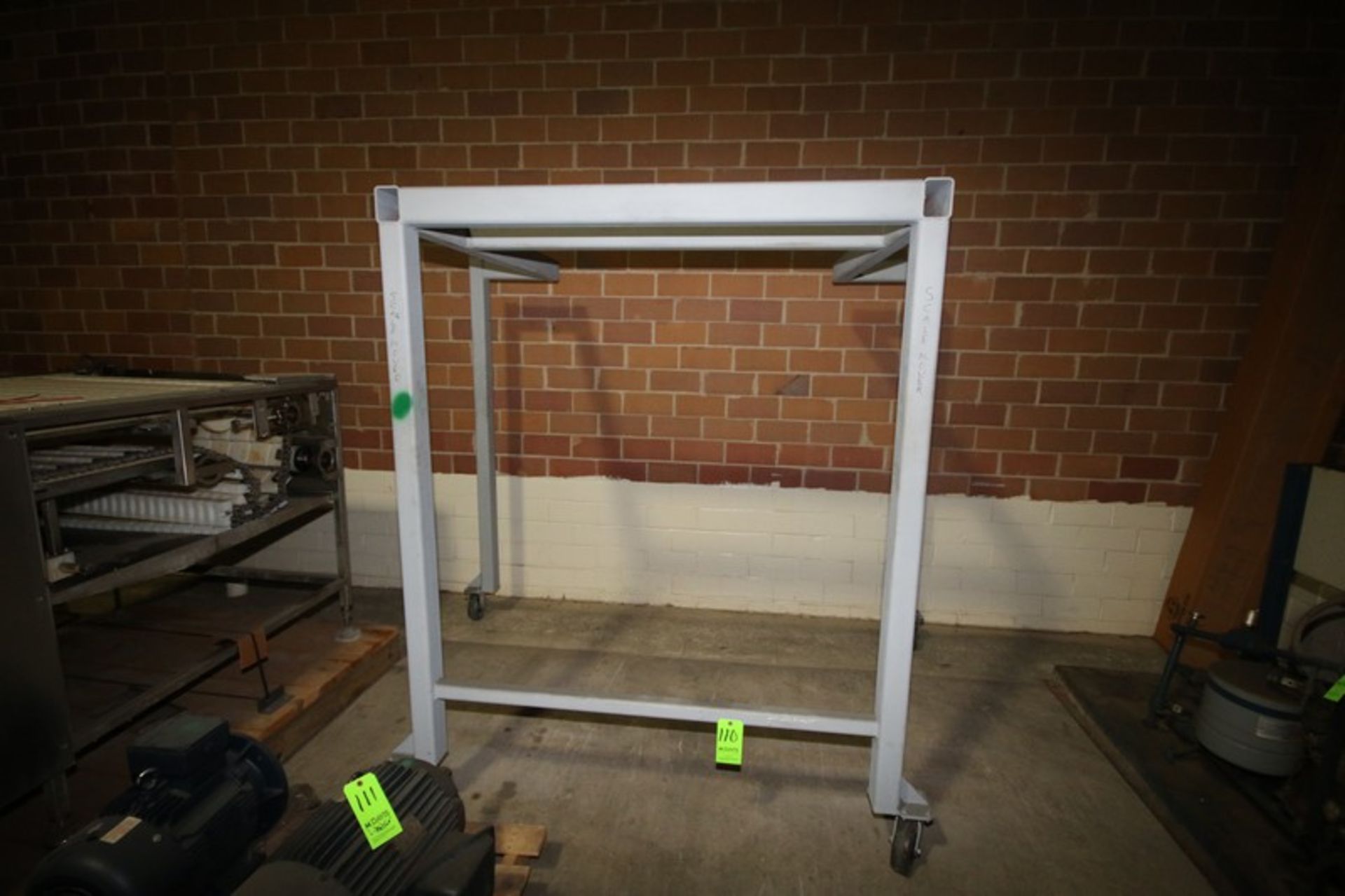 Portable Steel Frame, Overall Dims.: Aprox. 91" L x 63" W x 79-1/2" H, On Casters (LOCATED IN - Image 2 of 2