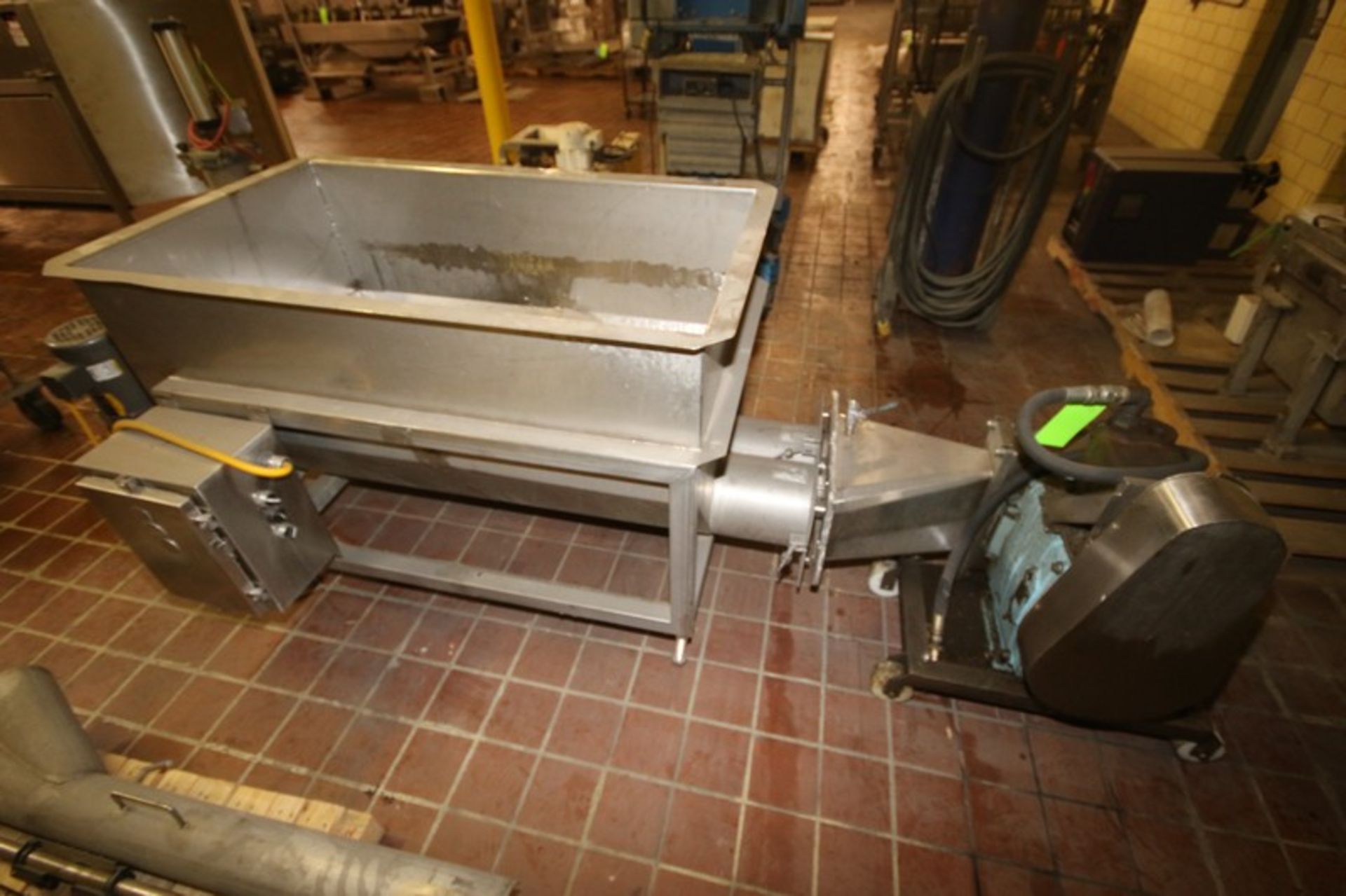 S/S Dual Auger Blender, Blending Compartment Dims.: Aprox. 52" L x 30" W x 30" Deep, with Waukesha - Image 9 of 13