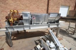 S/S Auger Dicer, M/N SHX-200X1500L, S/N M-2847, Mounted on S/S Frame (LOCATED IN GRAND ISLAND,