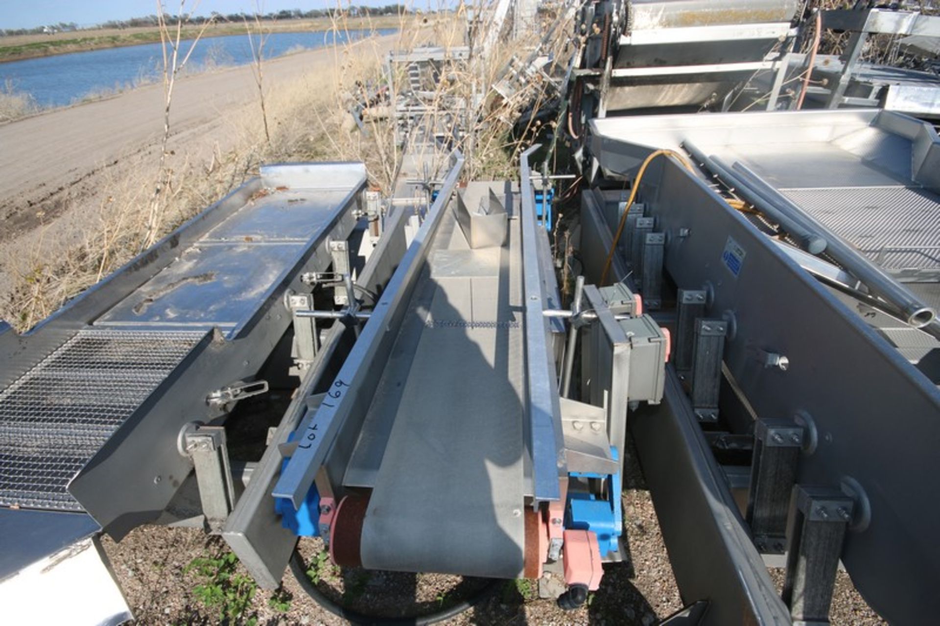 Straight Section of Power Conveyor, Aprox. 94" L, Mounted on S/S Frame (LOCATED IN GRAND ISLAND, NE) - Image 3 of 3