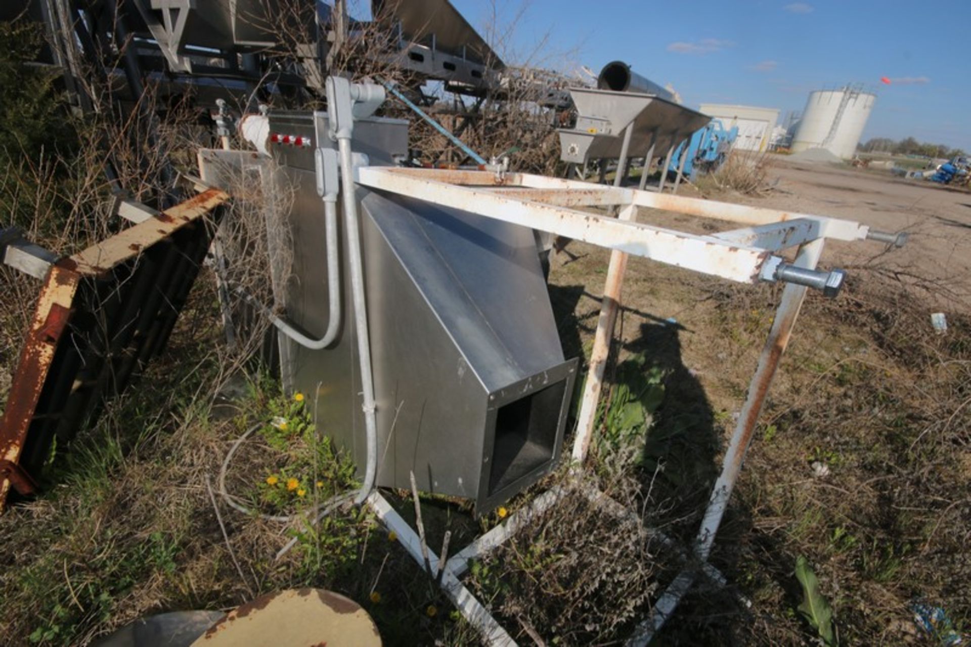 Aercon S/S Dust Collector, with top Mounted Motor, Mounted on Frame (LOCATED IN GRAND ISLAND, NE) ( - Image 3 of 3