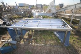 Straight Section of Transfer Conveyor, Aprox. 101" L, with S/S Frame (LOCATED IN GRAND ISLAND,