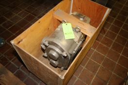 Waukesha Cherry-Burrell Positive Displacement Pump Head, M/N 224, S/N 93470, with Aprox. 4" Clampy