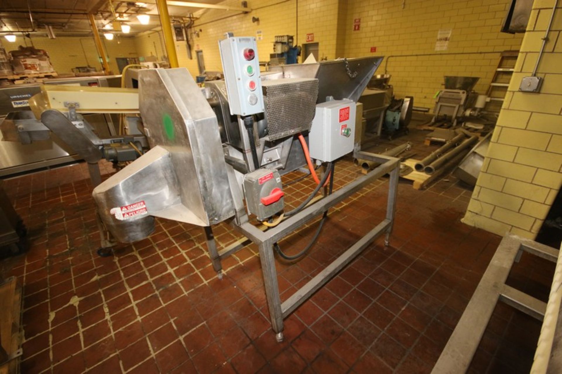 Urschel S/S Shredder, M/N OV, S/N 1029, with S/S Infeed Chute, Mounted on S/S Frame (LOCATED IN - Image 8 of 10