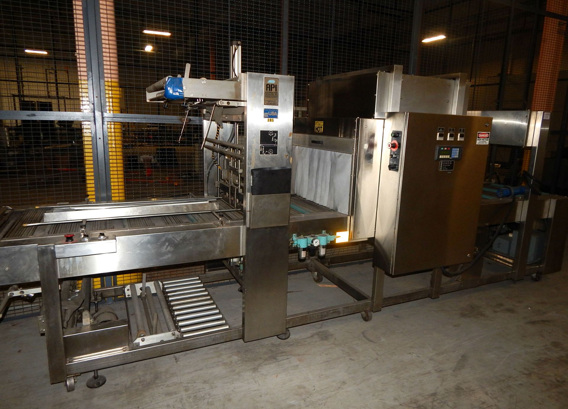 AUTOMATIC ALL STAINLESS STEEL CASE/TRAY OVERWRAPPER BY AUTOMATION PACKAGING INC. - Image 2 of 9