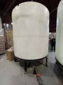 ACE ROTO MOLD APPROX. 2,200 GALLON TANK WITH STEEL FRAME