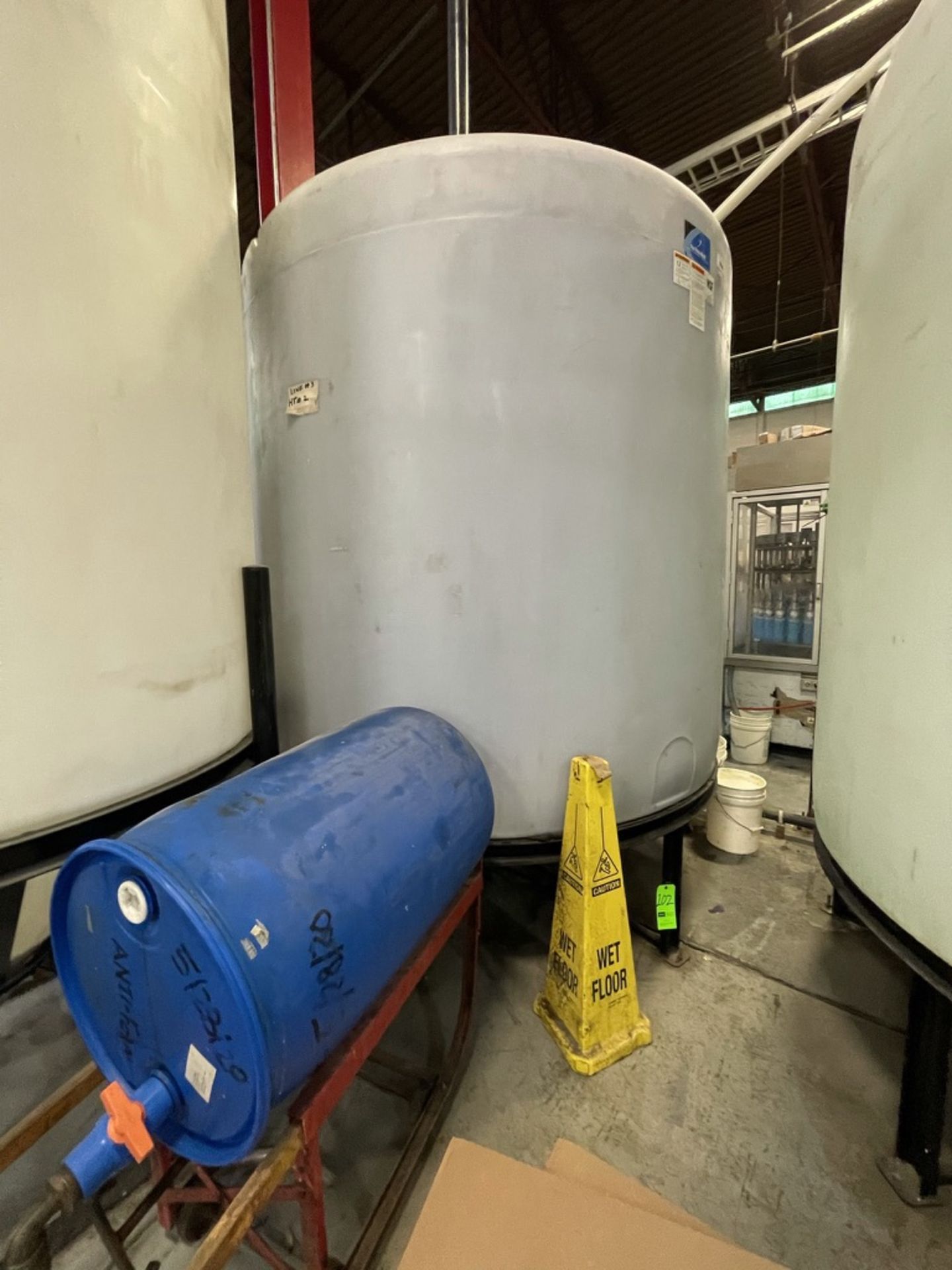 ACE ROTO-MOLD APPROX. 2,200 GALLON TANK WITH STEEL FRAME - Image 2 of 4