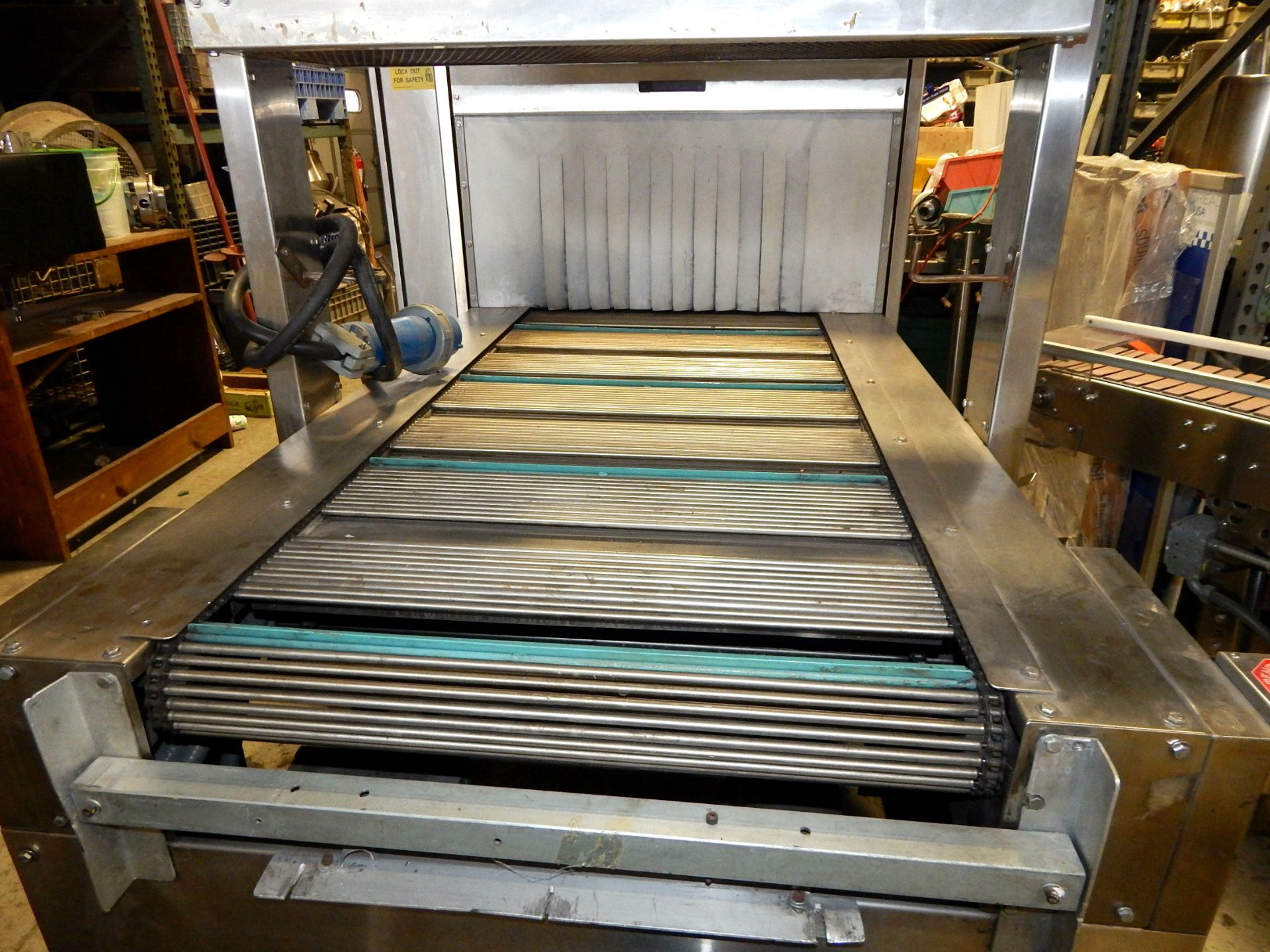 AUTOMATIC ALL STAINLESS STEEL CASE/TRAY OVERWRAPPER BY AUTOMATION PACKAGING INC. - Image 3 of 9