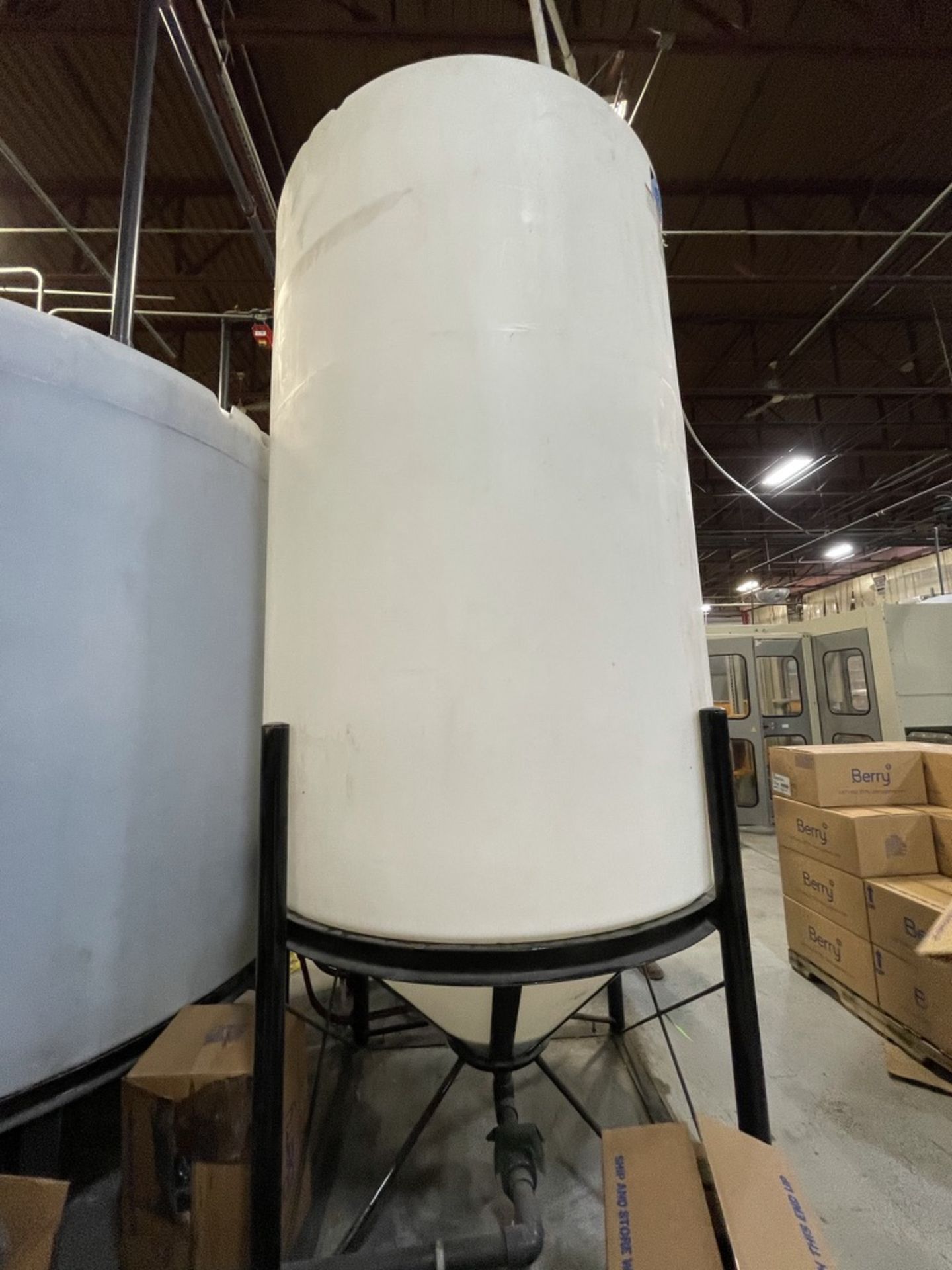 ACE ROTO-MOLD APPROX. 1,500 GALLON TANK WITH STEEL FRAME - Image 3 of 4