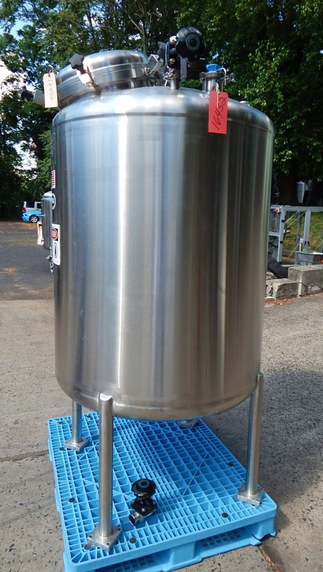 300 GALLON PHARMACEUTICAL GRADE PROCESS TANK BY T & C STAINLESS (MT. VERNON, MO), SERIAL - Image 4 of 7