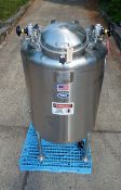 300 GALLON PHARMACEUTICAL GRADE PROCESS TANK BY T & C STAINLESS (MT. VERNON, MO), SERIAL