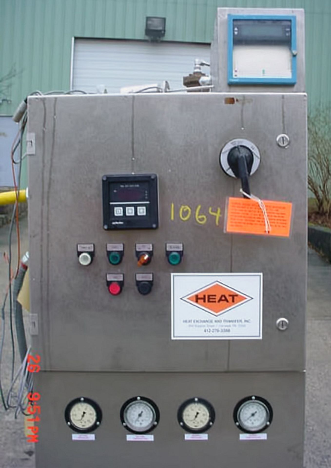 RECIRCULATING FLUID HEATER BY HEAT EXCHANGE AND TRANSFER INC, (CARNEGIE, PA) - Image 2 of 6