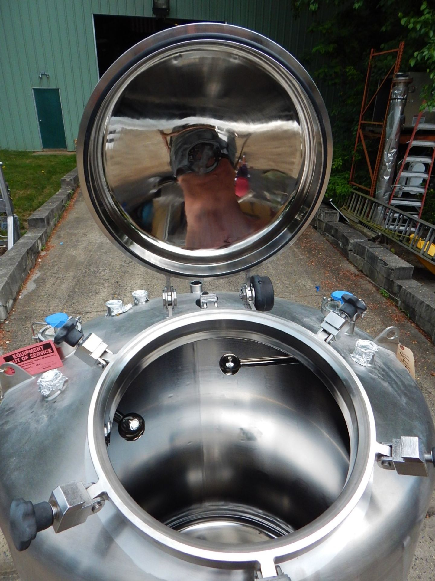 300 GALLON PHARMACEUTICAL GRADE PROCESS TANK BY T & C STAINLESS (MT. VERNON, MO), SERIAL - Image 3 of 5