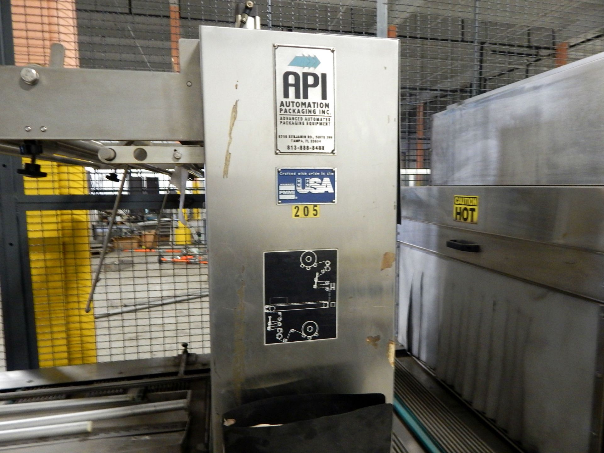 AUTOMATIC ALL STAINLESS STEEL CASE/TRAY OVERWRAPPER BY AUTOMATION PACKAGING INC. - Image 6 of 9
