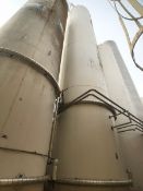 MUELLER 60,000 GALLON JACKETED SILO, S/N 110549, HORIZONTAL AGITATION (RIGGING, SITE MANAGEMENT