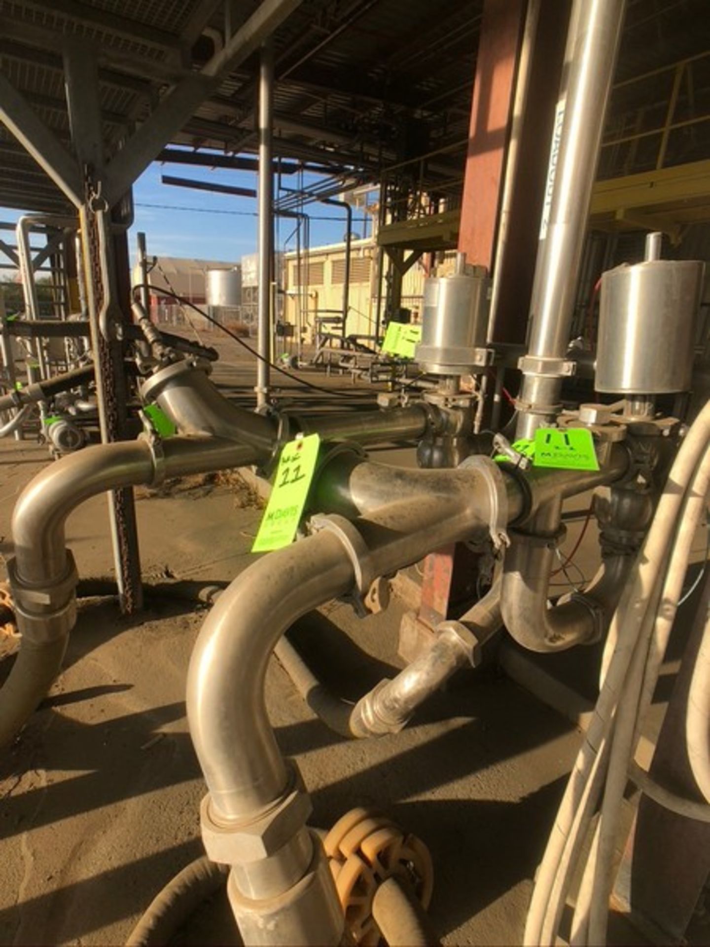 (2) SUDMO PENTAIR DOUBLE-SEATED S/S AIR VALVES WITH (3) S/S CHECK VALVES (RIGGING, SITE MANAGEMENT - Image 4 of 9