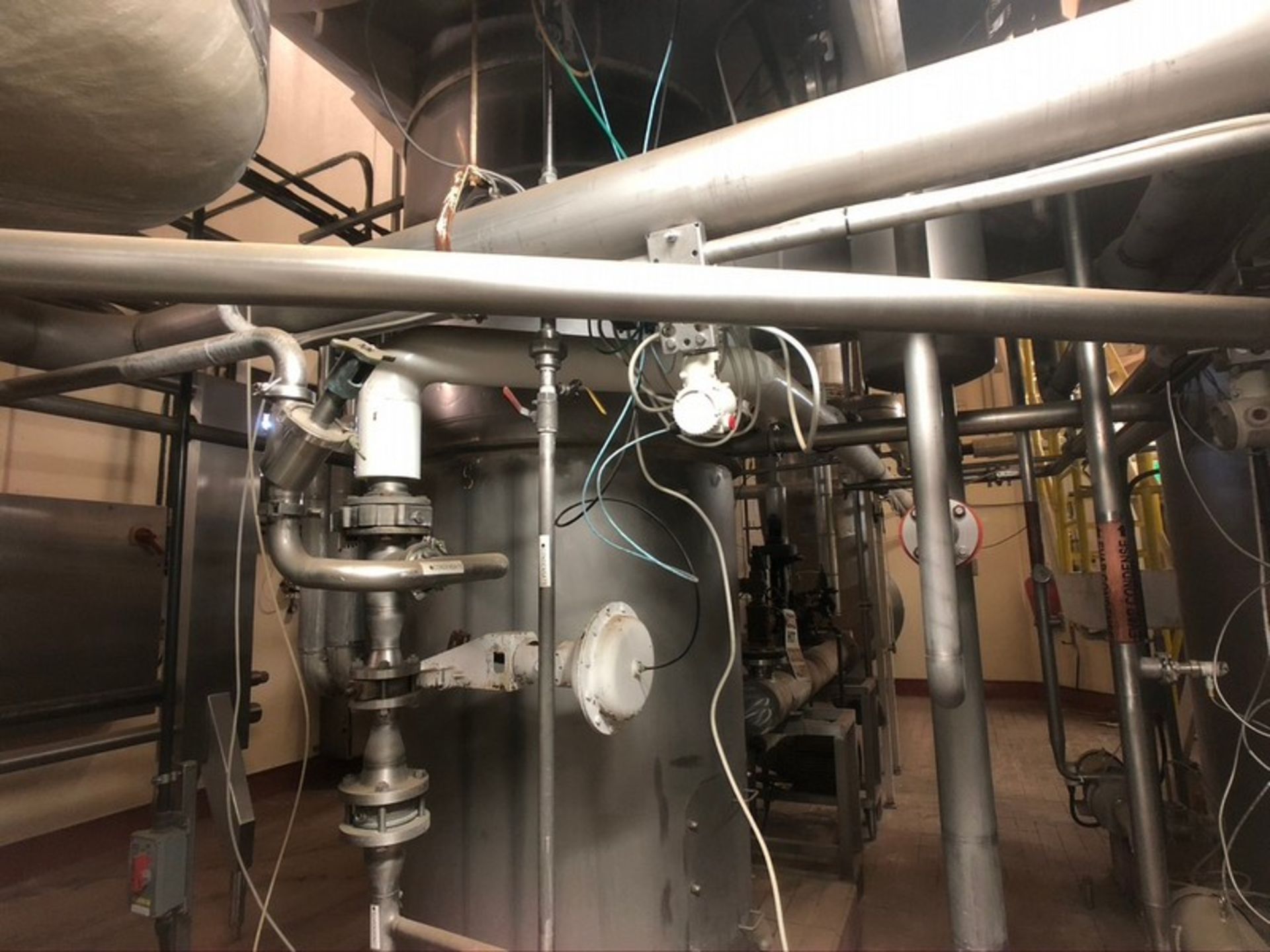 S/S PROCESS PIPING THROUGHOUT HTST 1 INCLUDES PROCESS PIPING BETWEEN HTST 1 EVAPORATOR ROOM (DOES - Image 3 of 9