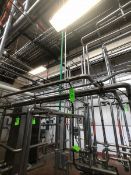 S/S PROCESS PIPING THROUGHOUT HTST INCLUDES PROCESS PIPING BETWEEN HTST 1 EVAPORATOR ROOM (DOES