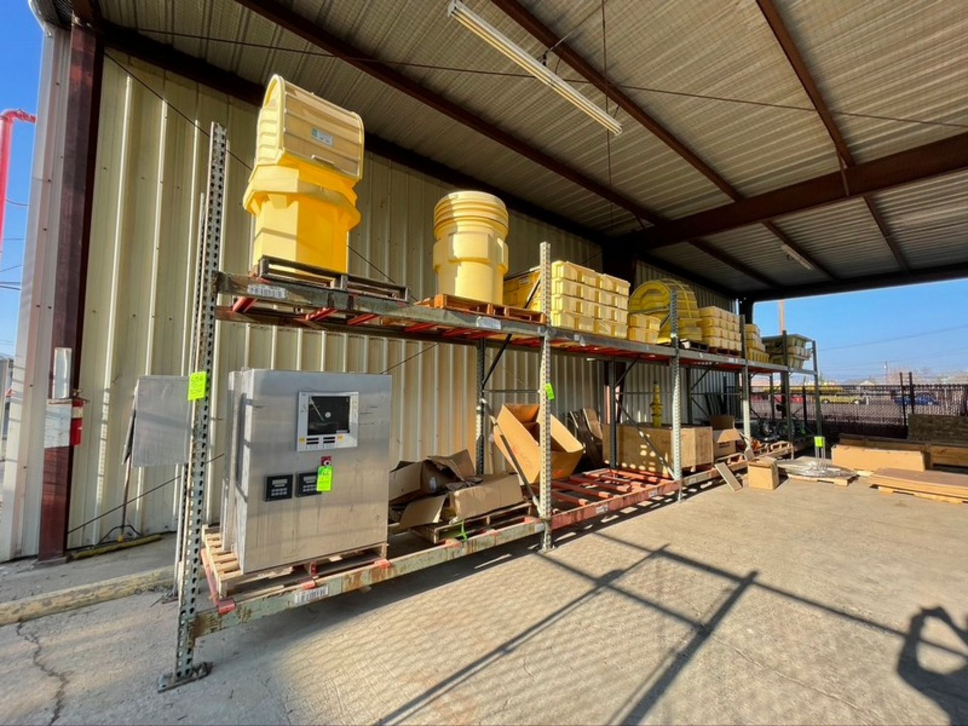 ASSORTED SPILL CONTAINMENT PALLETS, SOME ENPAC POLY SLIM-LINE 6000, DUNNAGE RACKS AND ADDITIONAL - Image 2 of 15
