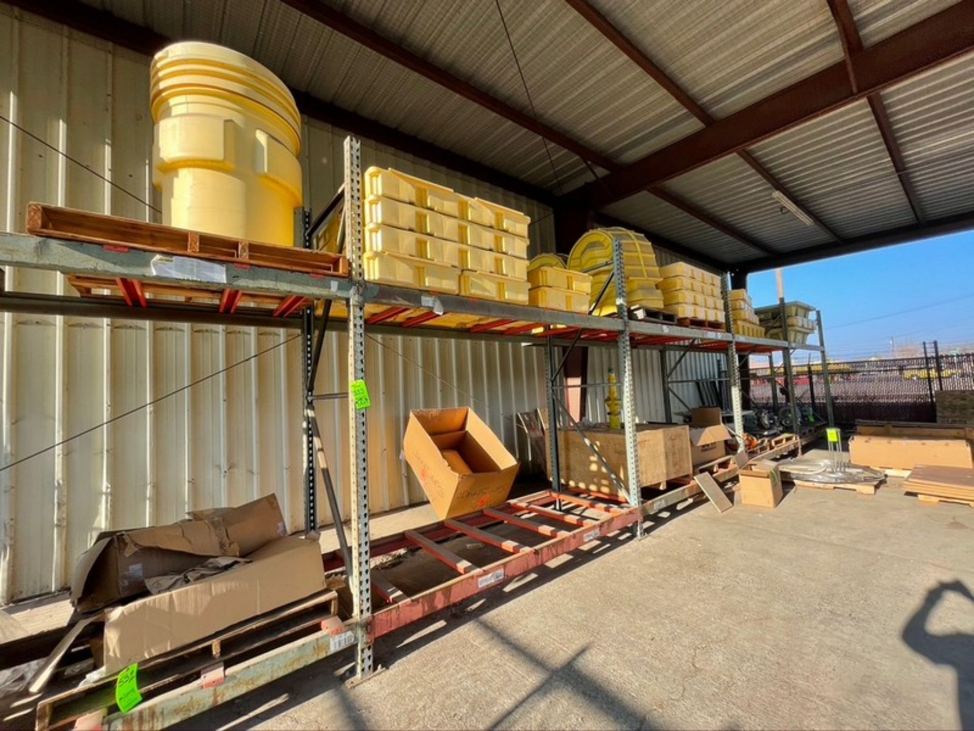 ASSORTED SPILL CONTAINMENT PALLETS, SOME ENPAC POLY SLIM-LINE 6000, DUNNAGE RACKS AND ADDITIONAL - Image 3 of 15