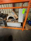 ELECTRICAL CONTROL CABINETS ETC ON 2 PALLETS (RIGGING, SITE MANAGEMENT AND LOADING FEE $35.00) (DOES