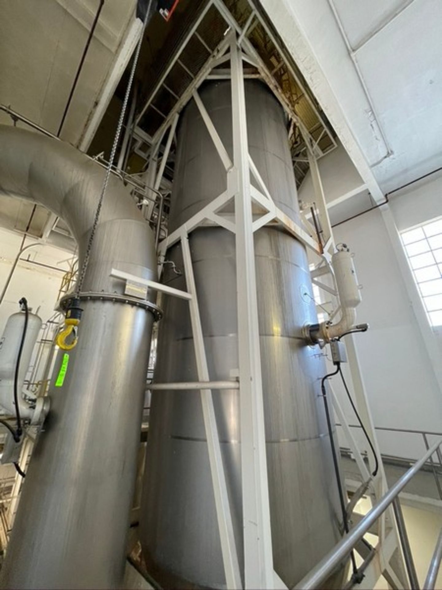 GEA NIRO BSI Approx. 40 ft H x 10 ft W S/S Tower Dryer with Natural Gas Burner, Associated Duct - Image 40 of 47