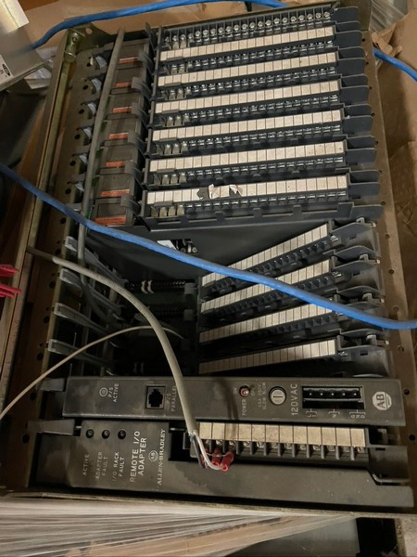 PALLET OF ASSORTED ALLEN-BRADLEY RACKS WITH PLC'S IO'S AND CONTROL MODS (RIGGING, SITE MANAGEMENT - Image 4 of 8