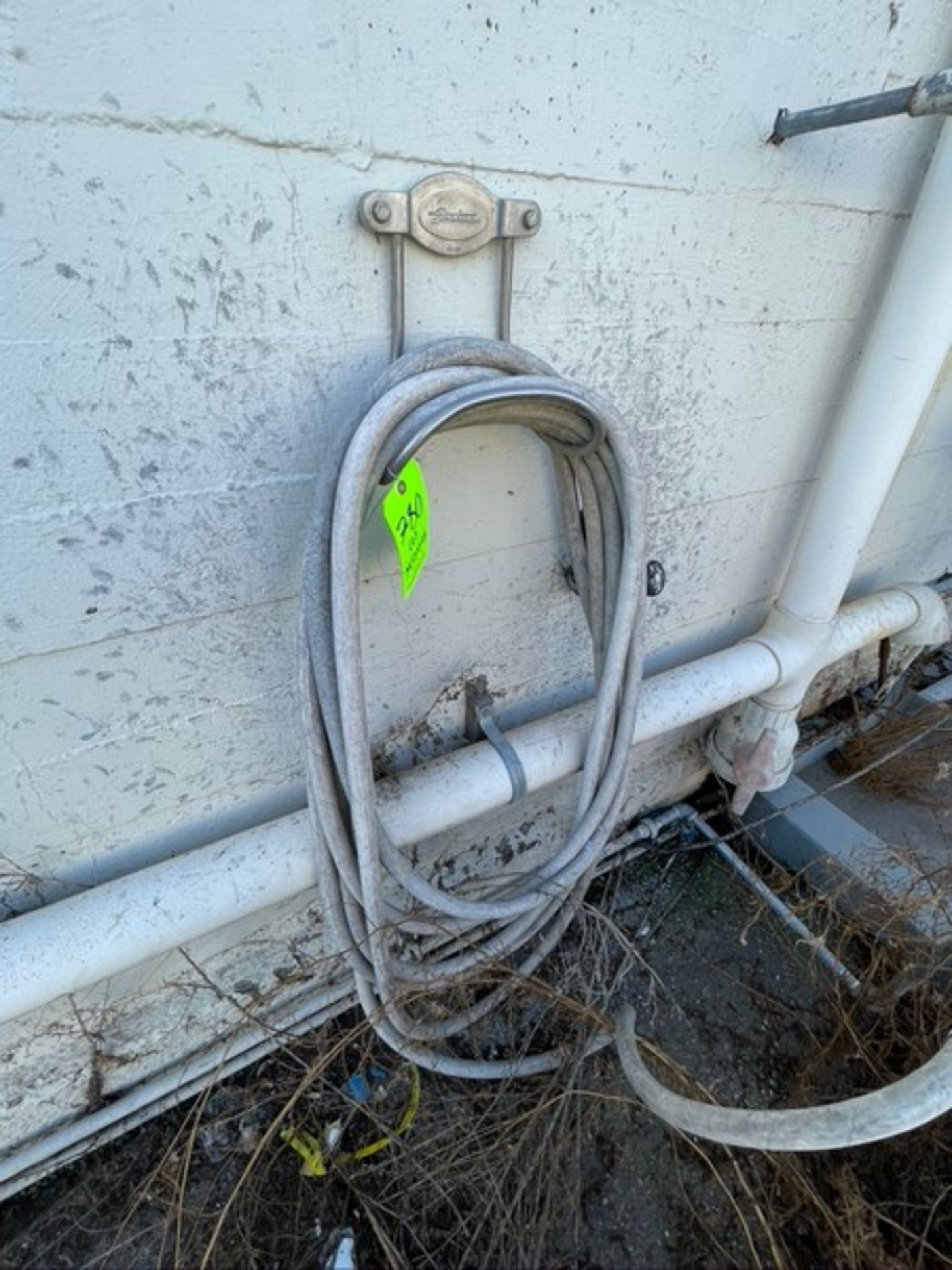 (2) HOSE REEL (1 - OUTSIDE WASTE WATER STORE ROOM AND 2- ACROSS PATHWAY) (RIGGING, SITE MANAGEMENT - Image 2 of 2