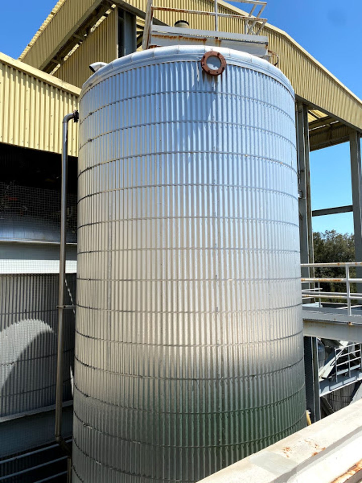 Precison Stainless Aprox. 18,000 Gal. S/S Dome Top Cone Bottom Tank, S/N 992295-1, PO Box - Image 2 of 8