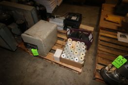 Lot of 10-Cash Registers & 1-Safe, with Receipt Rolls (Located in Adamstown, PA--Back Warehouse)