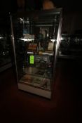 Glass Display Cases, Overall Dims.: Aprox. 48" L x 18" W x 72" H, with Internal Shelves (NOTE: