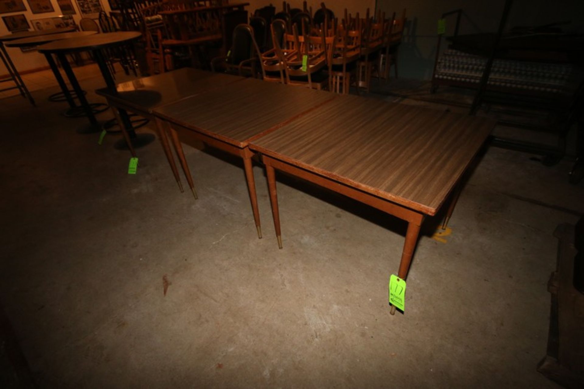 (7) Square Wooden Tables, Overall Dims.: Aprox 36" L x 36" W x 30" H (Located in Adamstown, PA-- - Image 4 of 5