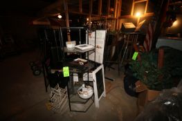Lot of Assorted Shelf Displays & Some Signage (Located in Adamstown, PA--New Roof Warehouse)