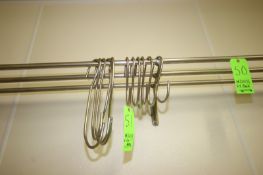 S/S Hooks, 6-Aprox. 8" L & 5-Aprox. 14" L (Located in Adamstown, PA--Creamery)