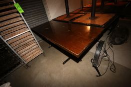 Wooden Table, with (6) Chair, Table Top Dims.: Aprox. 72-1/2" L x 32-1/2" W (Located in Adamstown,