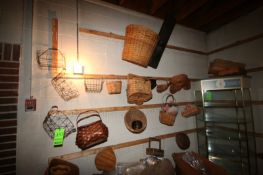 Assorted Wooden Baskets, Assorted Sizes (Located in Adamstown, PA--New Roof Warehouse)