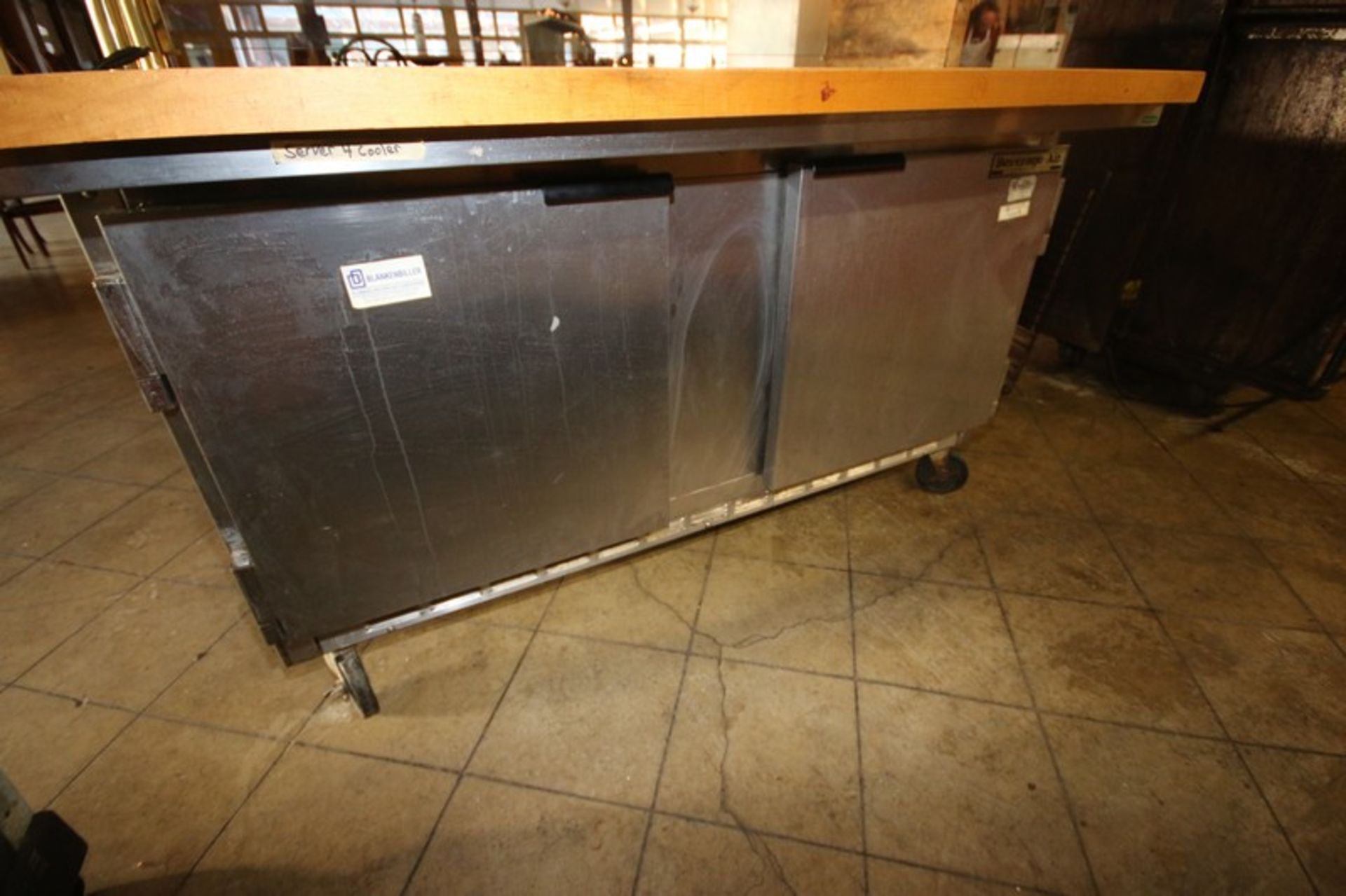 Display Cooler, with Refrigerated Compartment & Glass Display Window, Overall Dims.: Aprox. 60" L - Image 5 of 6