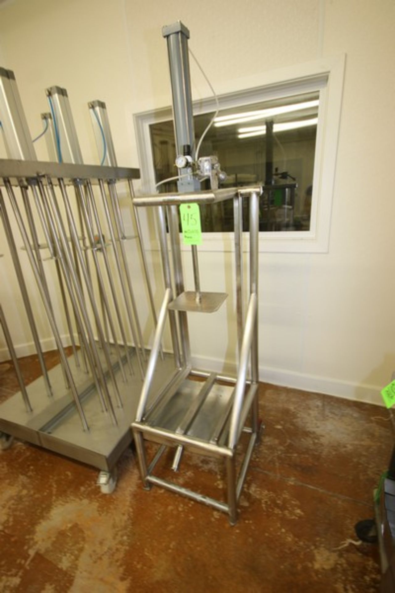 Ullmers Dairy Equip. Single Head Cheese Press, with 1-S/S Press Head, with Top Mounted Pneumatic - Image 2 of 5