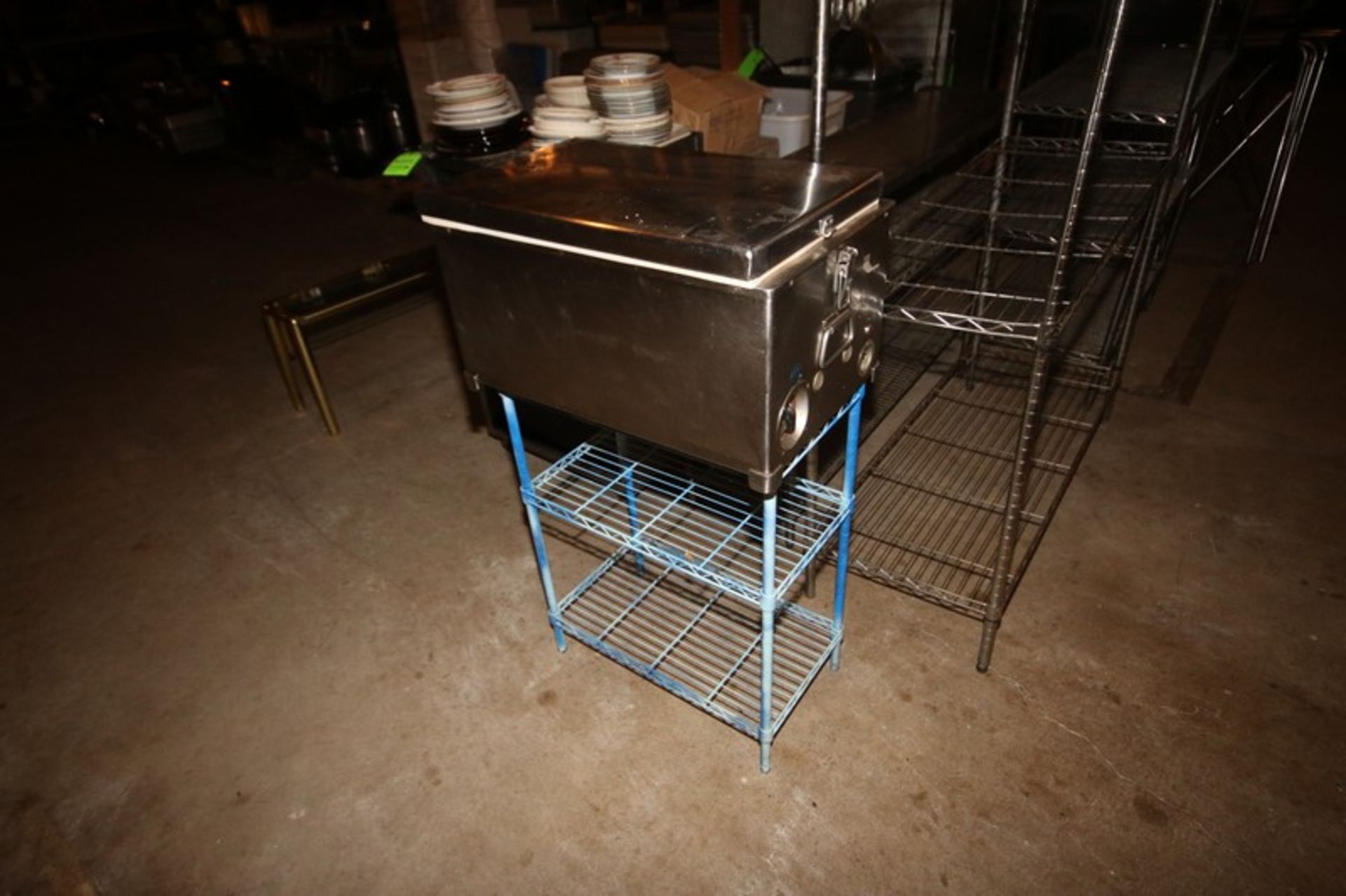S/S Cooler with Rack, Cooler Dims.: Aprox. 25" L x 15-1/2" W x 13-1/2" H (Located in Adamstown, - Image 2 of 2