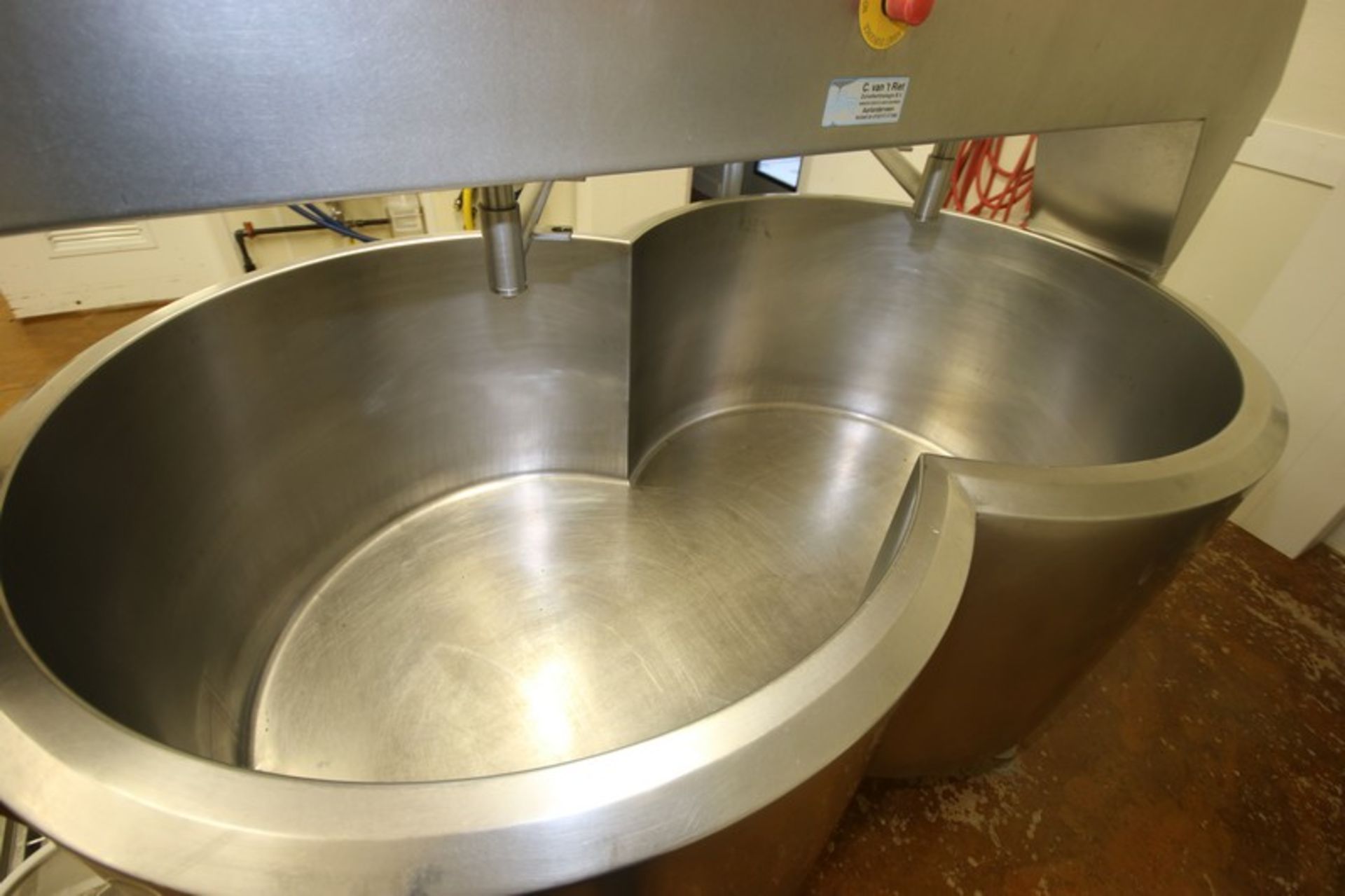 CVR 290 Gal. Double OO Cheesevat, S/N 0708019706, Includes Pump, Overall Dims.: Aprox. 8' L x 53" - Image 4 of 13