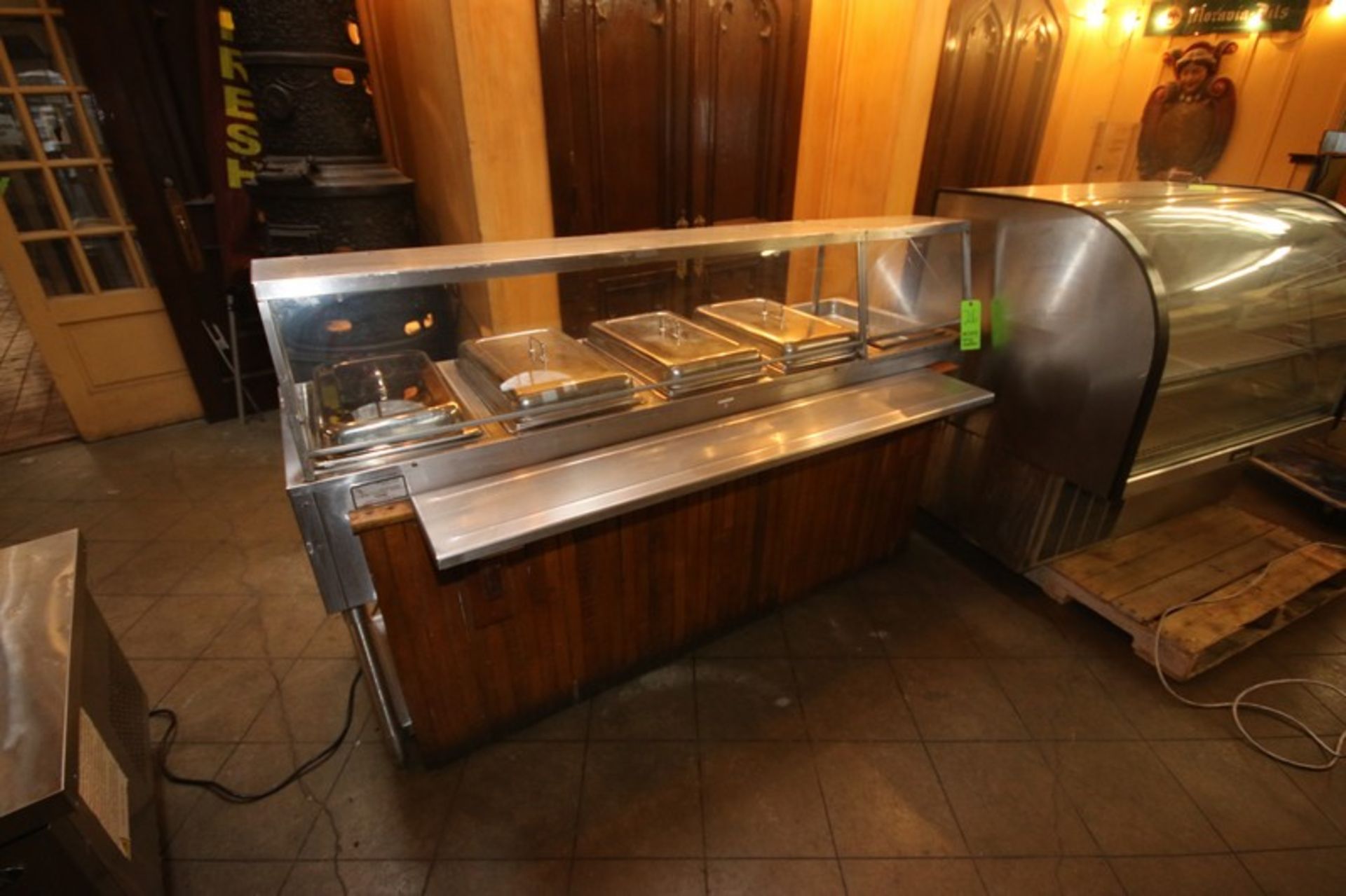 CSP S/S Serving Counter, with 5-Warming Compartments, Overall Dims. of Counter: Aprox. 79" L x 35" W - Image 2 of 6